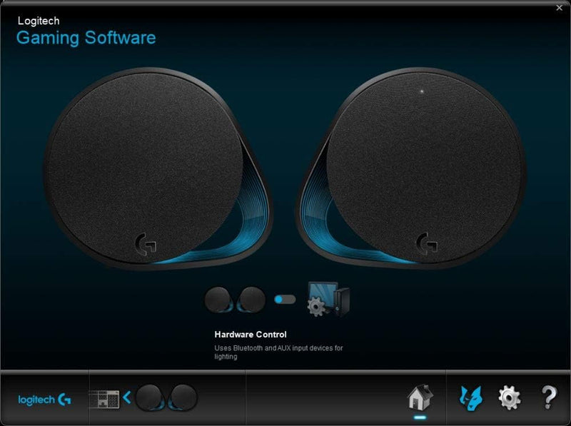 Logitech G560 PC Gaming Speaker System with 7.1 DTS:X Ultra Surround Sound, Game based LIGHTSYNC RGB, Two Speakers and Subwoofer, Bluetooth, USB, Immersive Gaming Experience - Black