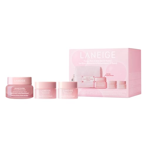 LANEIGE Bouncy and Firm Sleeping Mask: Revitalize, Smooth, Peony & Collagen Complex, Barrier-Boosting Hydration