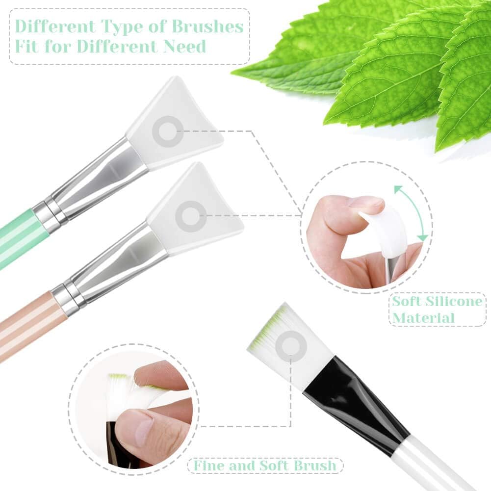 Face Mask Mixing Bowl Set, Anezus 11 in 1 DIY Facemask Mixing Tool Kit with Facial Mask Bowl Stick Spatula Silicone Face Mask Brush