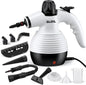 GLOIL Handheld Steam Cleaner, Steamer for Cleaning, Multipurpose Portable Steam Cleaners for Home Use with Safety Lock and 10 Accessory Kit to Remove Grime, Grease, and More