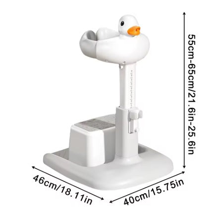 Purilite Select Adjustable Baby Shower Stand Nursery Bath Support Portable Toddler Bathing Device