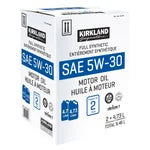 Kirkland Signature 5W30 Full Synthetic Oil for Automobile, 2-pack