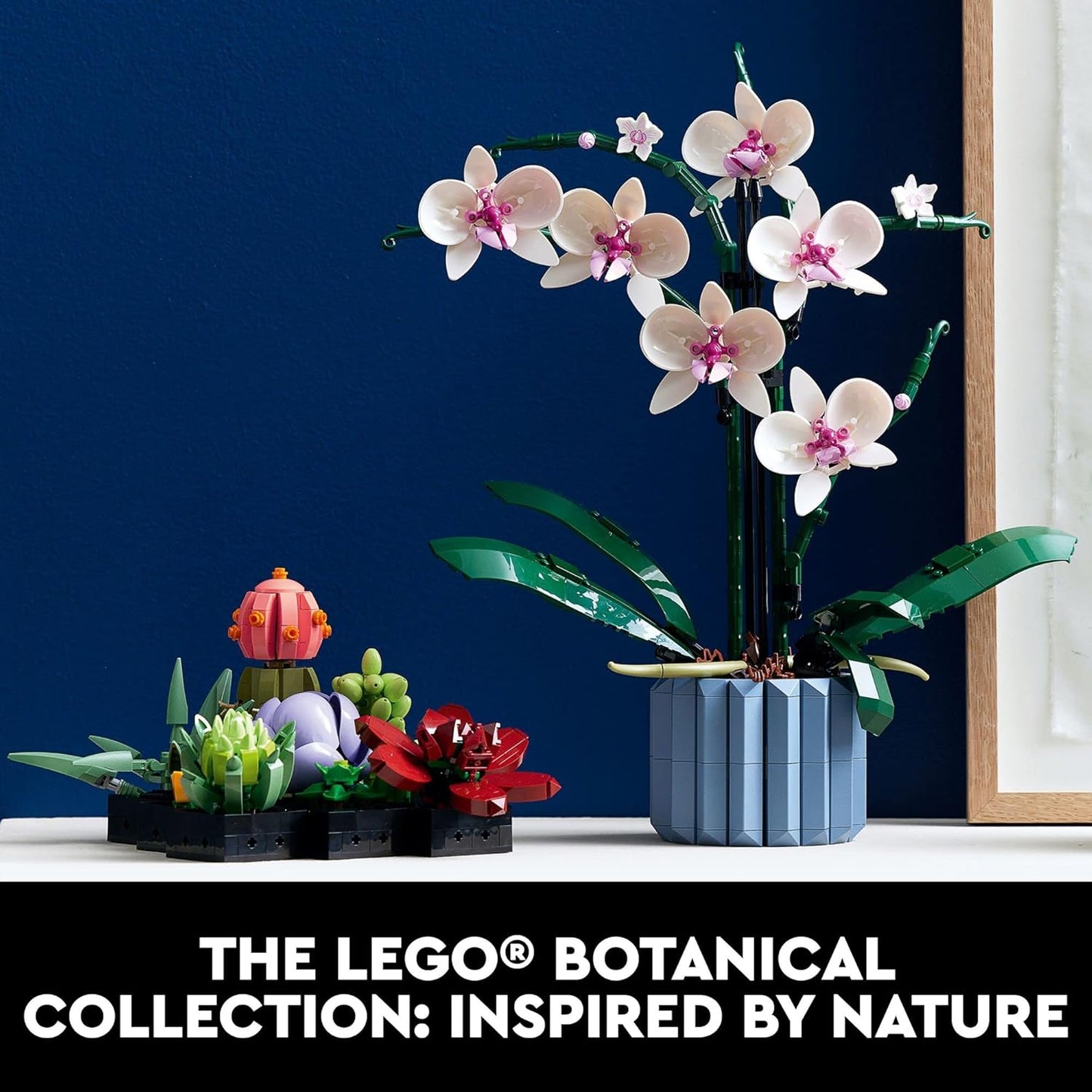 LEGO Botanicals Orchid - Artificial, Fake Indoor Flowers Building Set for Home, Kitchen, Desk Decoration, Adults Ages 18+ - Gift for Graduation - 10311