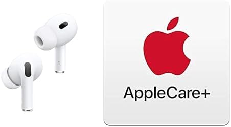 Apple AirPods Pro 2 Wireless Earbuds, Bluetooth Headphones, Active Noise Cancellation, Transparency, Personalized Spatial Audio, High-Fidelity Sound, H2 Chip, USB-C Charging