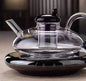 Purilite Select Portable Electric Ceramic Tea Stove Set with Glass Pot for Home and Outdoor Use
