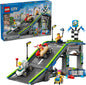 LEGO City No Limits: Race Car Ramp Track Toy - Building Toy for Kids, Boys and Girls, Ages 6+ - Soap Box Car Ramp for Racing with 2 Cars, 4 Minifigures, and Buildable Ramp - Gift Idea - 60460