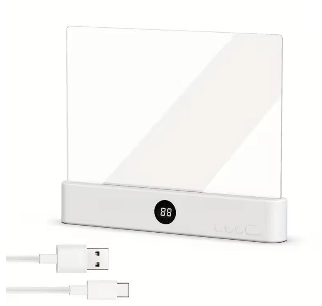 Purilite Select Rechargeable LED Book Light Flat Panel Reading Lamp with 3 Color Modes and Dimmable Brightness - PuriLite