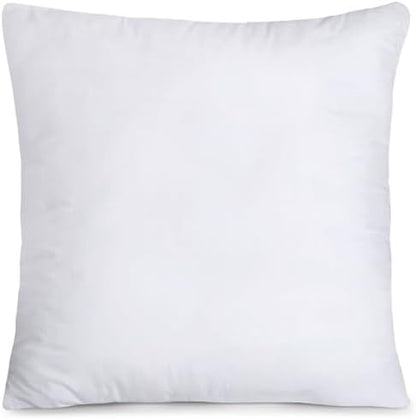 Utopia Bedding Throw Pillows (Set of 4, White), 18 x 18 Inches Pillows for Sofa, Bed and Couch Decorative Stuffer Pillow