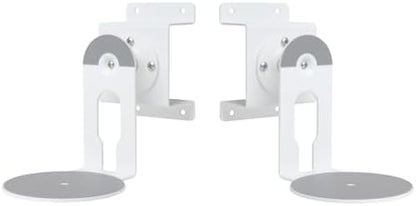 Fbyuitap 2 Pack Metal Wall Mount Compatible with Sonos Era 100, Adjustable Swivel Wall Mount Bracket Speaker Stand, (Black)