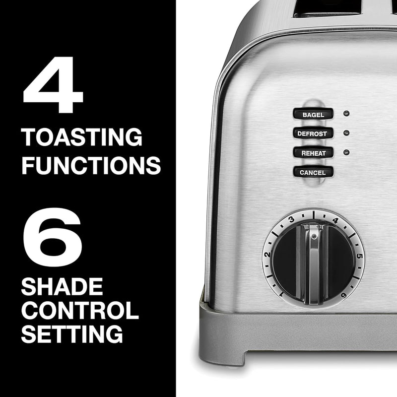 Cuisinart CPT-160C Metal Classic 2-Slice Toaster