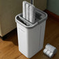 Mop and Bucket with Wringer Set, Hands Free Flat Floor Mop and Bucket, with 3 Washable Microfiber Mops, Wet and Dry Use, Floor Cleaning System