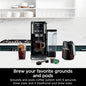 Ninja DualBrew Hot & Iced 12-Cup Coffee Maker, Single-Serve for Grounds & K-Cup Pod Compatible, 3 Brew Styles, 60-oz. Water Reservoir & Carafe, Black, CFP101C (Canadian Version)