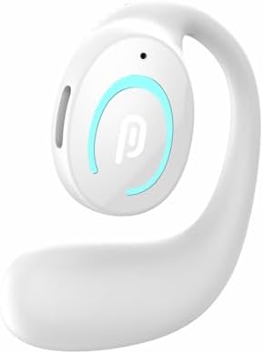 Sunffice Open Ear Bluetooth 5.3 Earpiece,Single-Ear Headset Hands-Free Earphones with Earhook,Noise-Cancellation Stereo Sound Sports Earbud for Office Driving Calling Compatible Android/iPhone(Black)