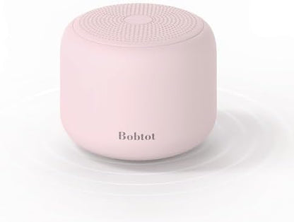 Bobtot Portable Bluetooth Speakers with Strap Easy to Carry, Wireless IPX5 Waterproof Mini Speaker with Loud Stereo Sound, 20 Hours Playtime, Rechargeable Battery, Built-in Microphone (Green)