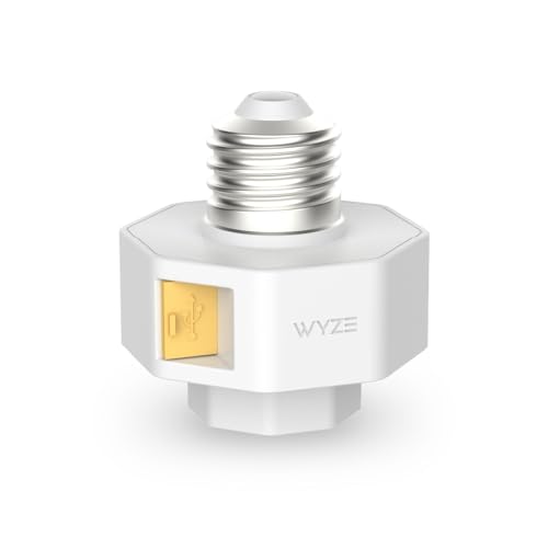 Wyze Lamp Socket Power Adapter for Wyze Cam v3 (v3 Camera Sold Separately)