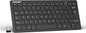 2.4G Wireless Mini Keyboard | Ultra Slim Compact USB Keyboard | Silent Keys | Multimedia Hotkeys | Ergonomic | Black