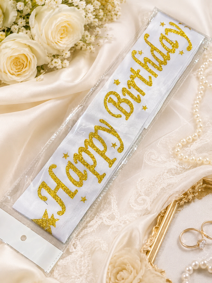 Bride To Be Sash | Happy Birthday Sash | Bridal Shower Sash | Bachelorette Party Sash | Birthday Party Celebration Sash | Premium Quality Multiple Colors