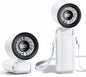 Portable Handheld Fan, 135° Foldable Mini Quiet Turbo Fan, 5 Speed Table Fan, Small USB Fan Rechargeable Fan for Indoor, Outdoor