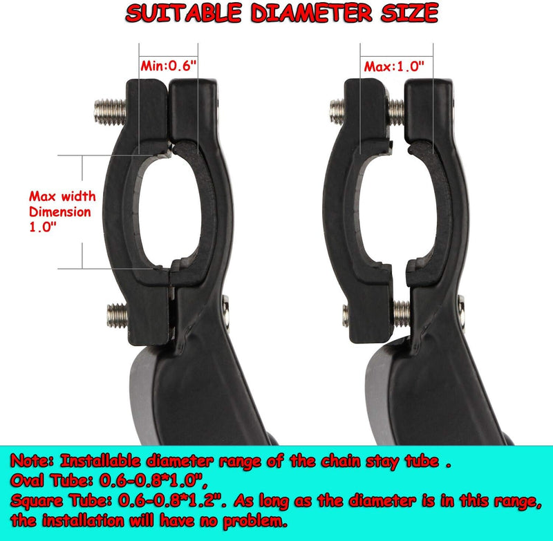 Bike Kickstand Adjustable Aluminum Alloy Bicycle Side Stand Bicycle Kickstand with Hexagon Wrench Fit for 22" 24" 26" 27.5" 28" Mountain Bike/700 Road Bike/BMX/MTB Bike