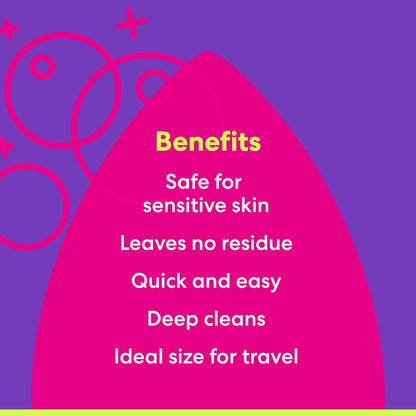 beautyblender blendercleanser solid for Cleaning Makeup Sponges & Brushes, 1 oz