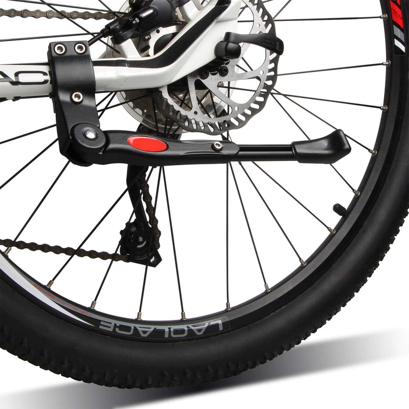 Bike Kickstand Adjustable Aluminum Alloy Bicycle Side Stand Bicycle Kickstand with Hexagon Wrench Fit for 22" 24" 26" 27.5" 28" Mountain Bike/700 Road Bike/BMX/MTB Bike