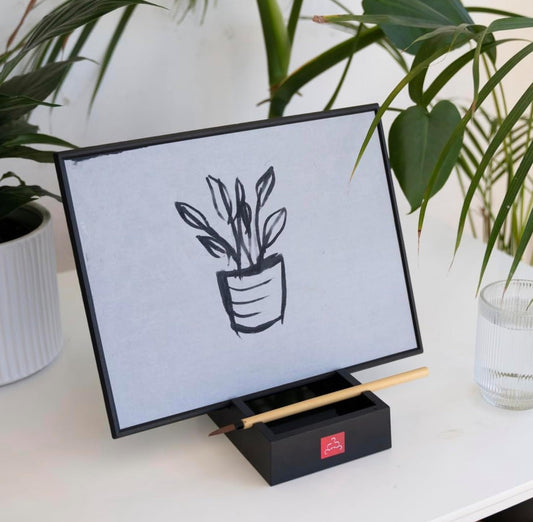 Water Painting Board for Mindfulness and Creativity, Reusable Zen Art Board, Mess-Free Water Drawing Board for Adults and Kids - PuriLite