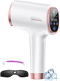 ARTOLF Laser Hair Removal for Women & Men, 45°F Ice-Cooling Contact, Safe & Virtually Painless Alternative to Salon IPL Hair Removal Device, Long-Lasting Hair Removal from Home, with Razor & Glasses