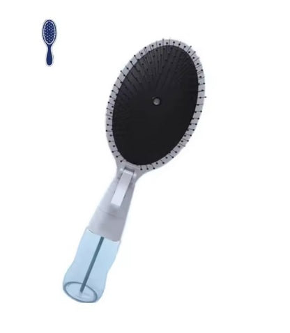 Purilite Select Water Spray Hair Brush – Customizable Pillow Shape Comb with Built-In Spray Bottle for Detangling, Scalp Massage & Salon Styling - PuriLite