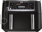 Ninja DZ550 Foodi 10 Quart 6-in-1 DualZone Smart XL Air Fryer with 2 Independent Baskets, Smart Cook Thermometer for Perfect Doneness, Match Cook & Smart Finish to Roast, Dehydrate & More, Grey