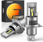 Fahren 2024 Newest H4/9003 LED Headlight Bulbs, 36000LM 900% Brighter, 1:1 Size Hi/Lo Dual Beam H4 HB2 LED Bulbs, 6500K Cool White, Direct Installation, Pack of 2