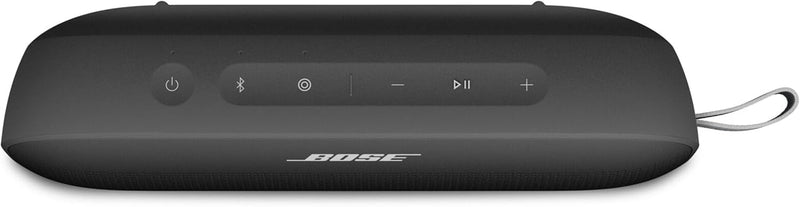 New Bose SoundLink Flex Portable Bluetooth Speaker (2nd Gen), Portable Outdoor Speaker with Hi-Fi Audio, Up to 12 Hours Battery Life, Waterproof and Dustproof, Black