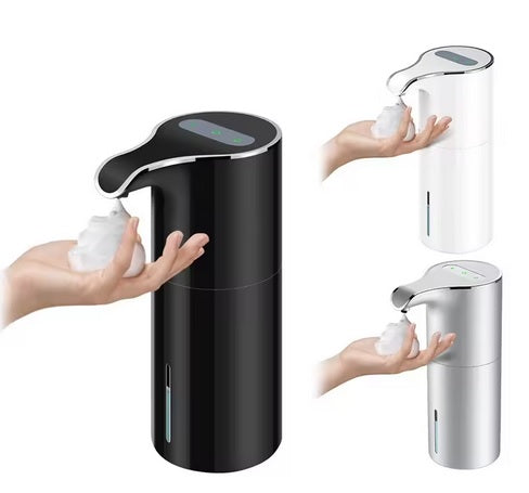 Purilite Select Automatic Foam Soap Dispenser 450ML – Touchless USB Rechargeable Electric Hand Soap Dispenser, Adjustable Foam Levels, Waterproof - PuriLite