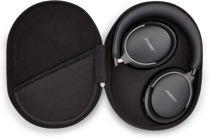 Bose QuietComfort Ultra Wireless Noise Cancelling Headphones with Spatial Audio, Over-The-Ear Headphones with Mic, Up to 24 Hours of Battery Life, Black