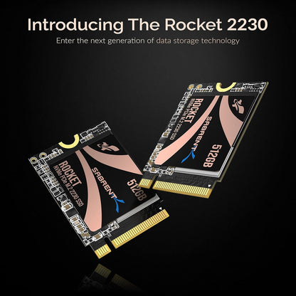 SABRENT 2230 M.2 NVMe Gen 4 512GB SSD 5000MB/s Read PCIe 4.0 X4 Internal Solid State Drive Compatible with Steam Deck, Surface pro, PCs, NUCs, and Laptops [SB-2130-512GB]