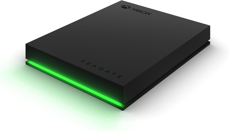 Seagate Game Drive for Xbox 4TB External Hard Drive Portable HDD - USB 3.2 Gen 1, Black with Built-in Green LED bar, Xbox Certified, 3 Year Rescue Services (STKX4000402)