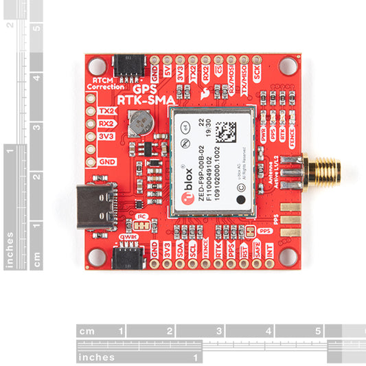 SparkFun GPS-RTK-SMA Breakout - ZED-F9P (Qwiic) - PuriLite