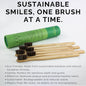 Gaia Guy Soft Natural Bristle Bamboo Toothbrush (NO Nylon - Horse Hair ONLY) - Totally Compostable & Biodegradable Soft Horse Hair Bristle and Bamboo Toothbrushes - Zero Waste & Plastic-Free (6)