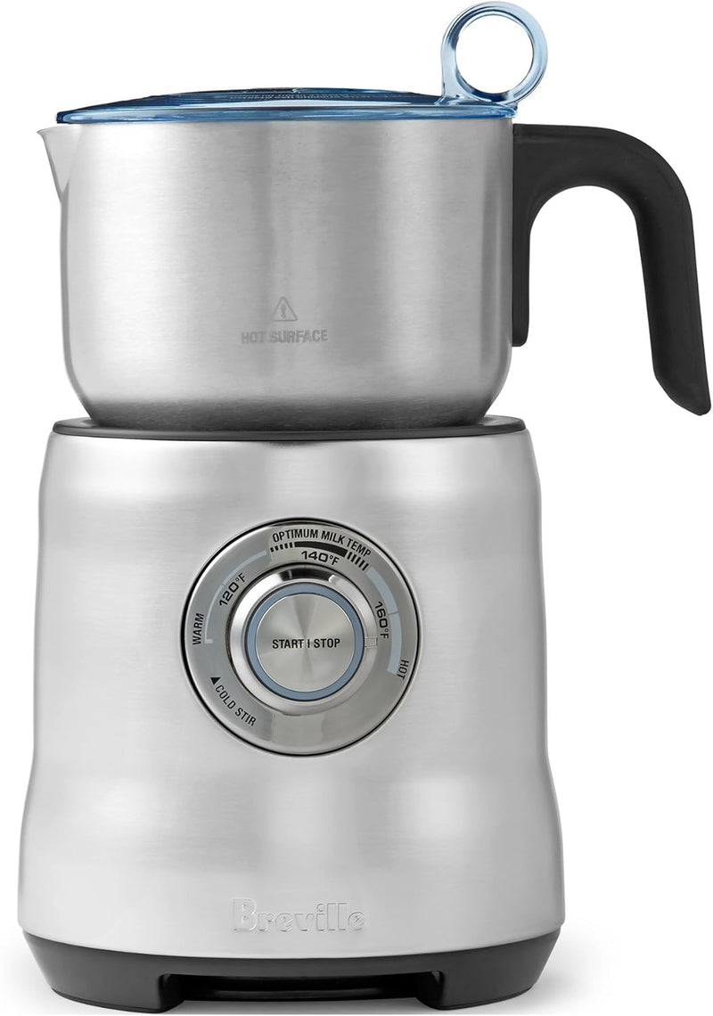 Breville the Milk Cafe Milk Frother, Milk Steamer, BMF600BSS, Brushed Stainless Steel