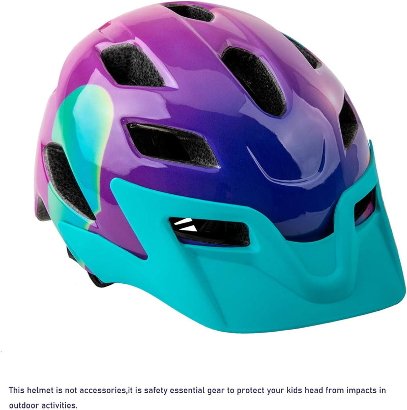 Kids Helmet, SIFVO Kids Bike Helmet Boys and Girls Bike Helmet 5-14, Bike Helmet Kids with Removable Visor Youth Bike Helmet Multi Sport Safe and Comfortable (50-57cm)