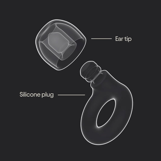 Loop Quiet 2 Ear Plugs – Reusable Silicone Noise-Reducing Earplugs – Ultra-Comfort Customizable Fit Earplugs with Carry Case - PuriLite