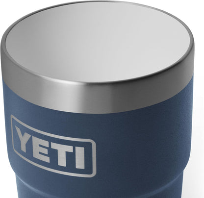 8 oz Insulated Coffee Mug with Lid, Stackable Double-Wall Vacuum Stainless Steel Cup with Ceramic Lining, Barista-Friendly Dishwasher Safe Travel Mug - PuriLite