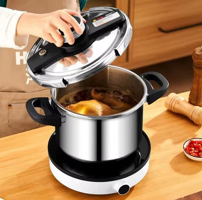 Purilite Select 6L Stainless Steel Pressure Cooker – 100kPa Microcomputer Electric Pressure Canner with Non-Stick Pan, 360° Open/Close Safety Lid - PuriLite