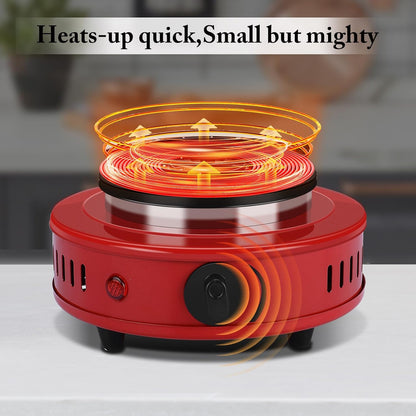 Artilife 500W Mini Hot Plate Small Hot Plate,Moka Pot Hot Plate,Portable Hot Plate,Perfect Size for Moka Pot
