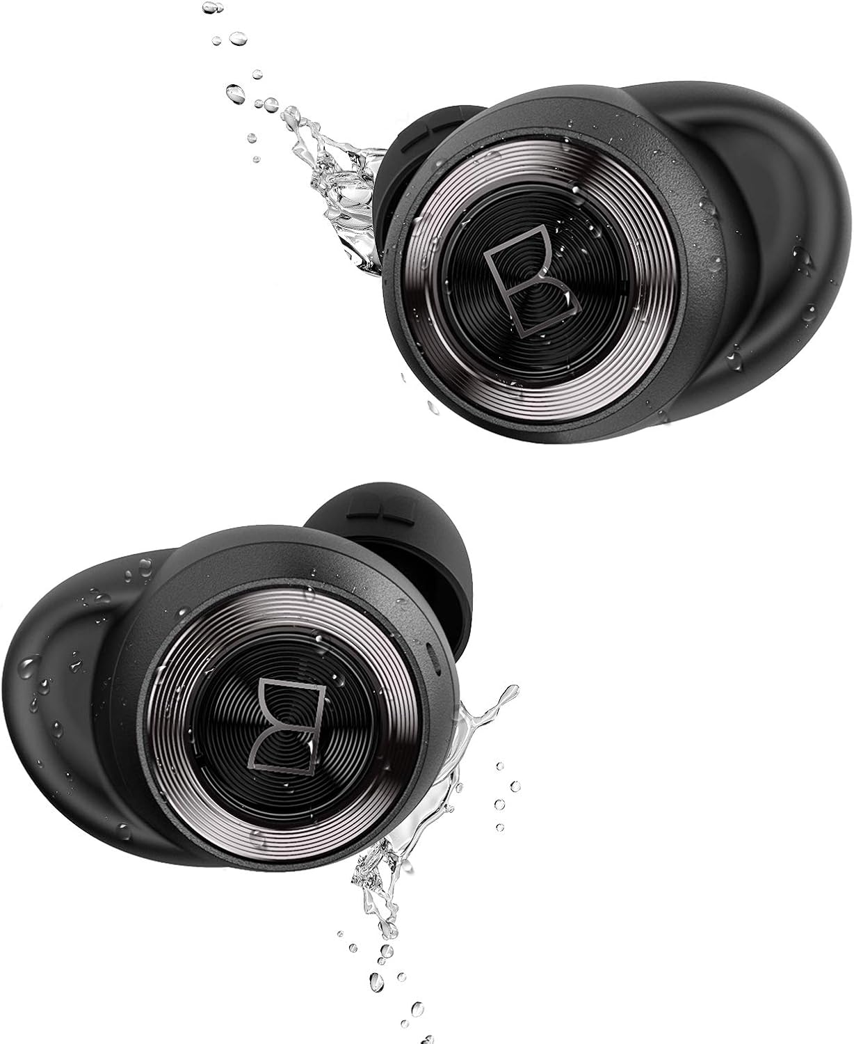 Monster Achieve 100 AirLinks Wireless Earbuds, Super Fast Charge, Bluetooth 5.0 in-Ear Stereo Headphones with USB-C Charging Case, Built-in Mic for Clear Calls, Water Resistant Design for Sports