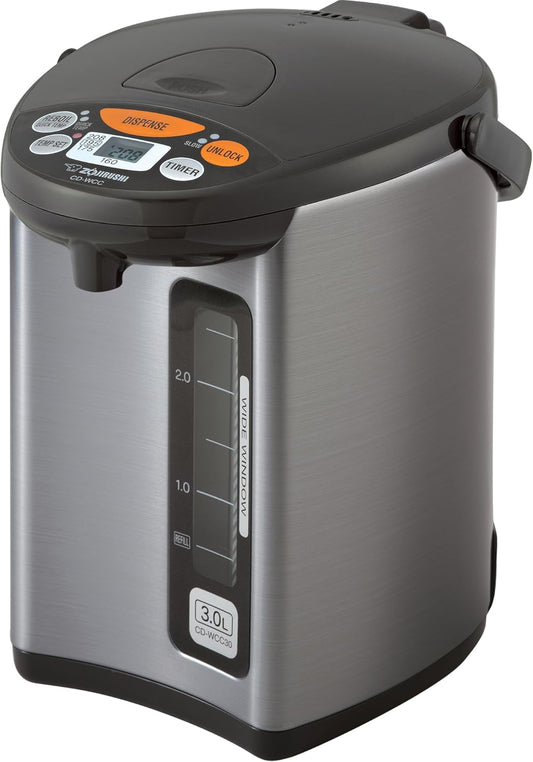 ZOJI Zojirushi CD-WCC30 Micom Water Boiler and Warmer, Silver
