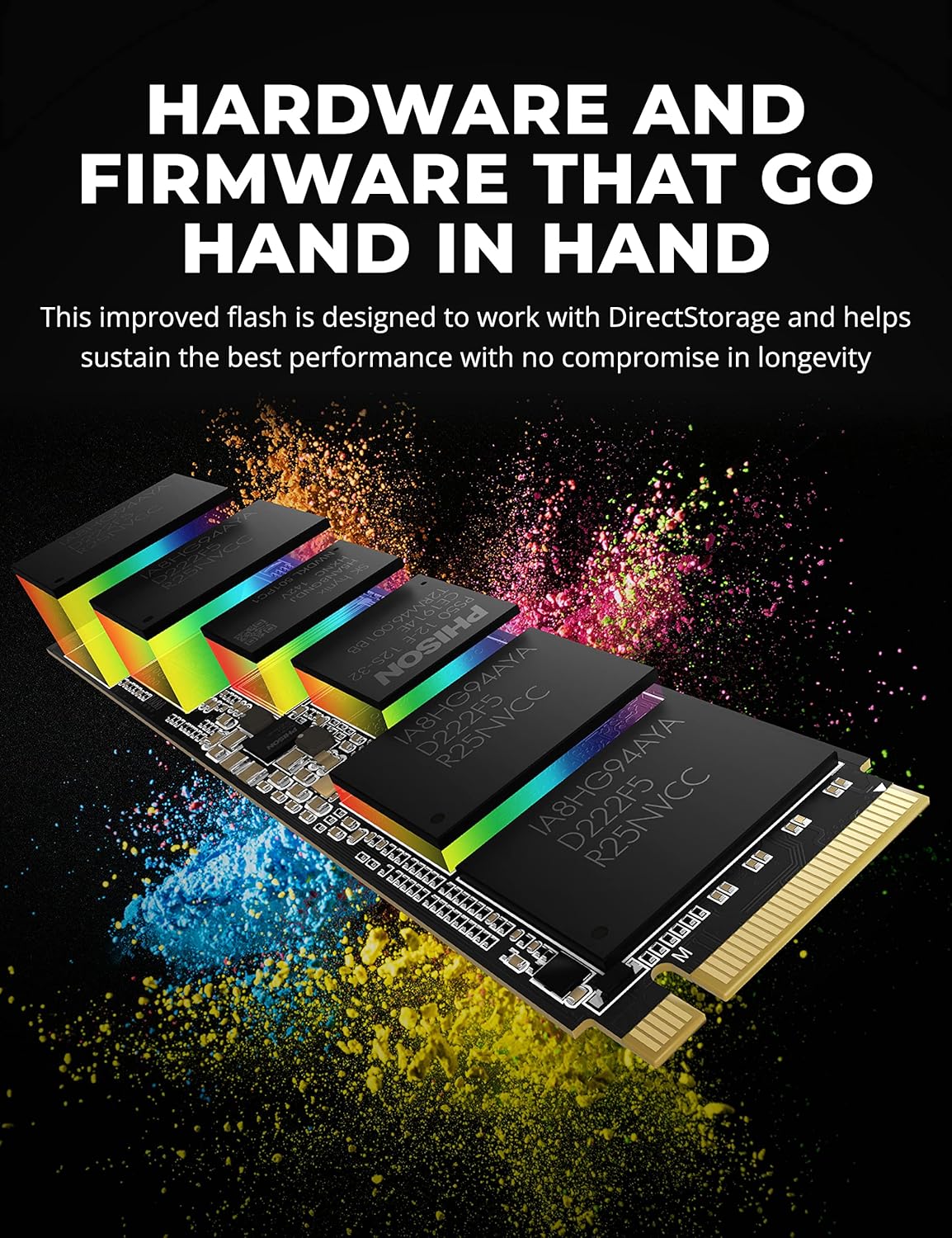 SABRENT Gaming M.2 NVMe SSD 1TB, Internal Solid State Drive 7300MB/s Read, PCIe 4.0 7GBps m2 Hard Drive for Gamers, Compatible with PlayStation 5, PS5 Console, PCs Laptops and Desktops (SB-RKTG-1TB)