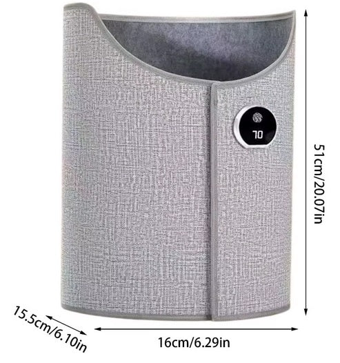 Purilite Select Silent Foldable Leg Warmer Pro – Under Desk Electric Foot Heater with Thermostat, Timer & Auto Shut Off for Office and Home - PuriLite