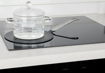 7.5inch Induction Hob Heat Diffuser Ring Plate,Induction Adapter Plate with Separable Handle