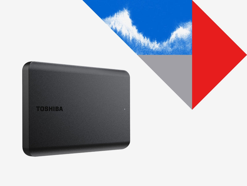 Toshiba Hard Drive HDTB510XK3AA 1TB Canvio Basics Portable Hard Drive Black