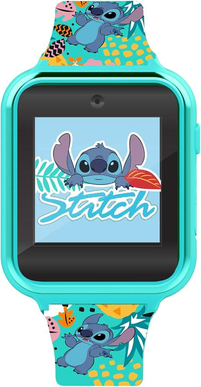 Disney Lilo and Stitch Interactive Kids Watch with Camera, Games, and Fitness Tracker for Boys, Girls (LAS4026AC)